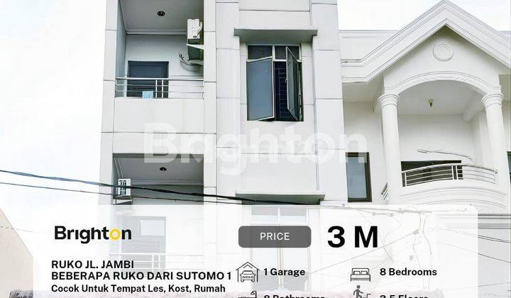 Ruko Jalan Jambi Dengan Luas Tanah 5 Meter Dan Panjang 28,6 Meter 1