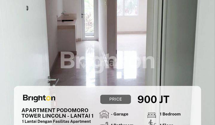 Apartemen Podomoro UK 42 m² Lantaii 1  Unit Baru 1