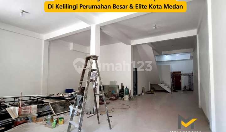 Dijual Ruko Gandeng Jl.pancing/jl.williem Iskandar Kondisi Baru
