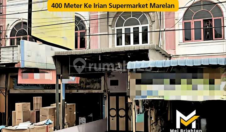 Ruko Bisnis Jl. Marelan Raya Pasar II-Pinggir Jalan -Siap Huni