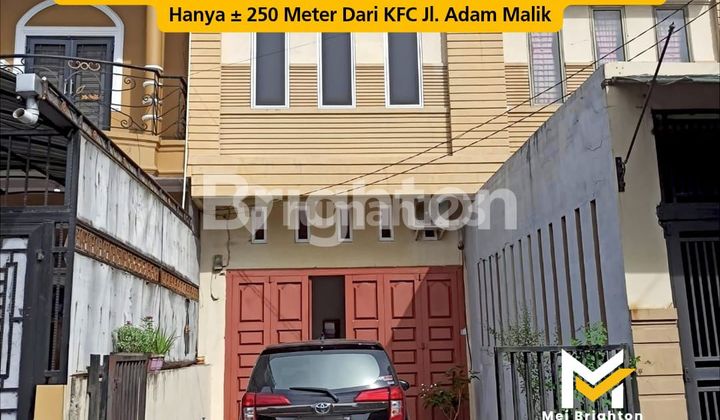 Dijual Ruko Panjang 30 M-Inti Kota Medan-Jl. Waringin Siap Huni