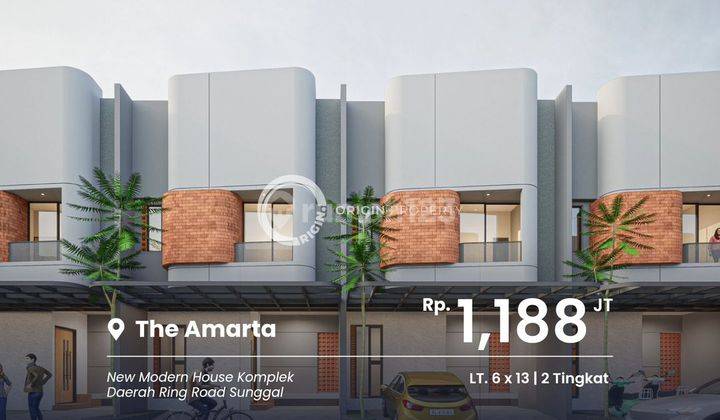 Rumah Baru Komplek Amarta Jalan Abadi Ring Road Sunggal Medan 1