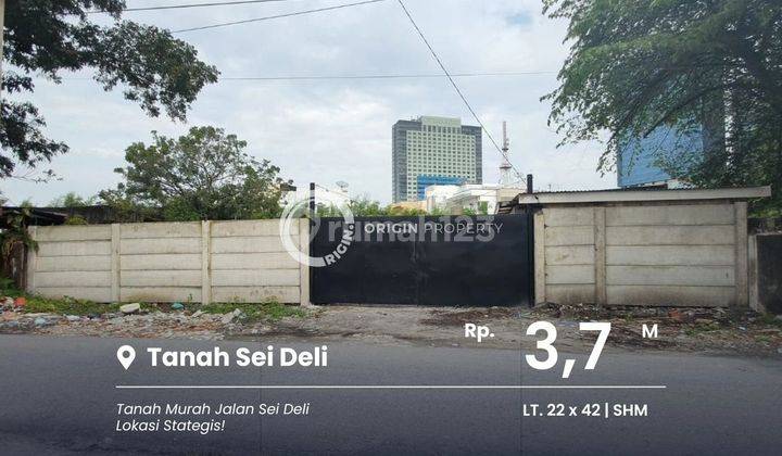 Dijual Cepat Tanah Jalan Sei Deli Inti Kota Dekat Adam Malik 1