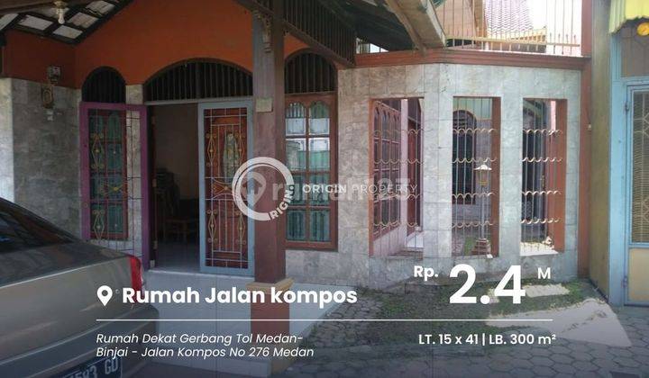 Dijual Rumah di Jalan Kompos Dekat Gerbang Tol Medan binjai  1