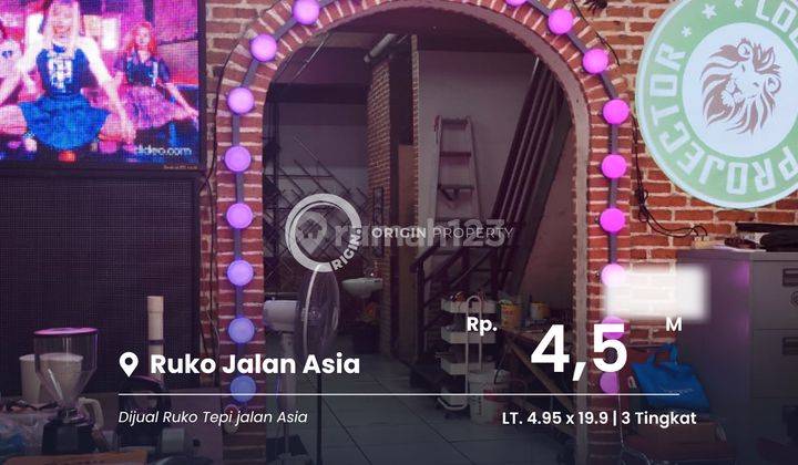 Dijual Cepat Ruko Tepi Jalan Asia Medan Kota Sei Rengas  1