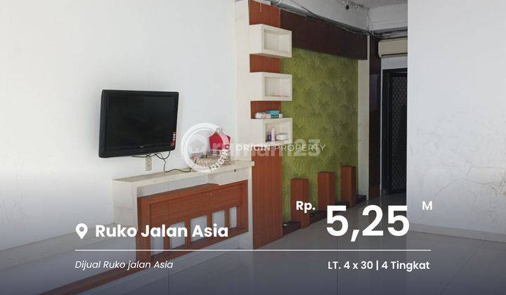 Dijual Cepat Ruko Cantik Jalan Asia Medan Kota  1