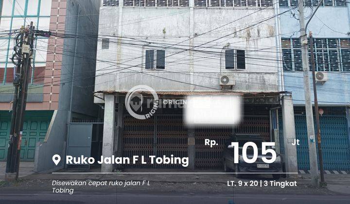 Disewakan Ruko Cantik Jalan F L Tobing Medan Kota  1