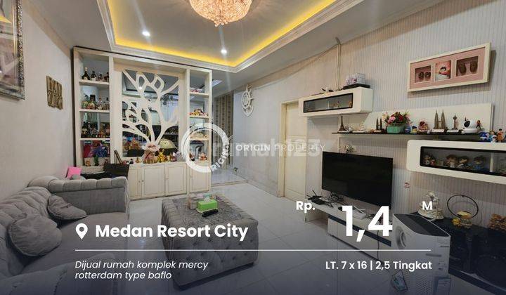 Dijual Rumah Cantik Komplek Medan Resort City Rotterdam Deli Tua  1