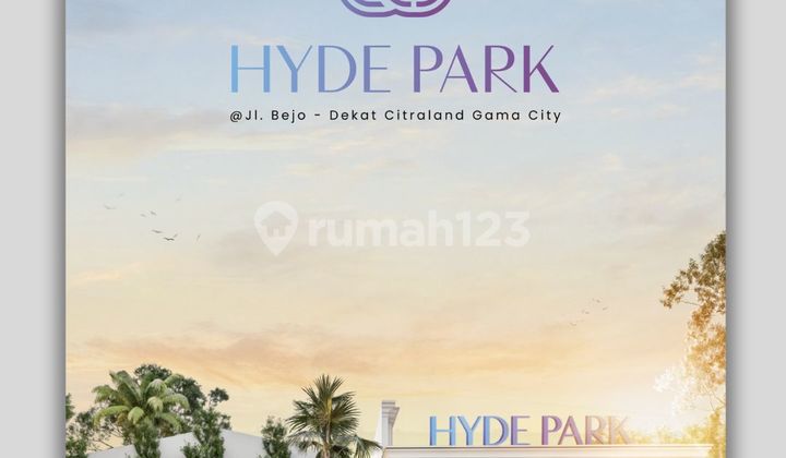 Rumah 1 Tingkat Komplek HYDE PARK Jalan Bejo Area CitrlandGamaCity 2