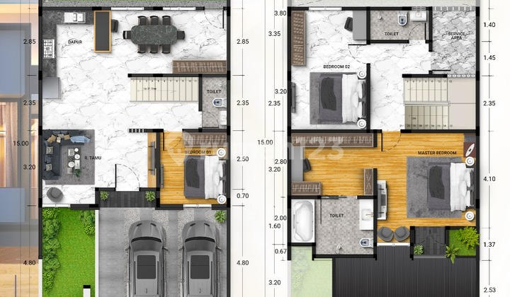 Elite Villa, Tapian Nauli Street, Market 1, Pacific Palace Complex.