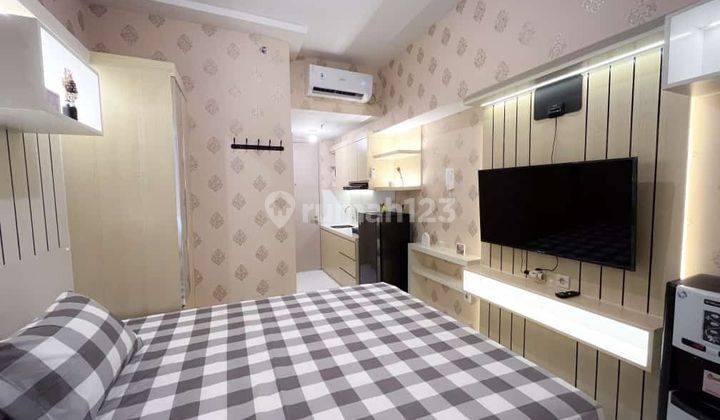 DIsewakan Studio Apartemen Tokyo Riverside Pik 2 Furnished Mewah 1