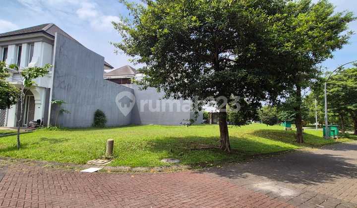 kavling Eminent BSD Hoek Utara-Barat ada lebih tanah 16jt/m2