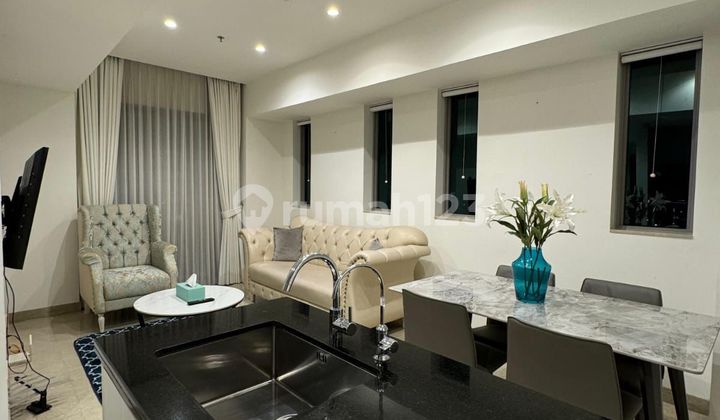 Appart The Branz BSDCity 2BR Corner Lantai 12 Full Furnished