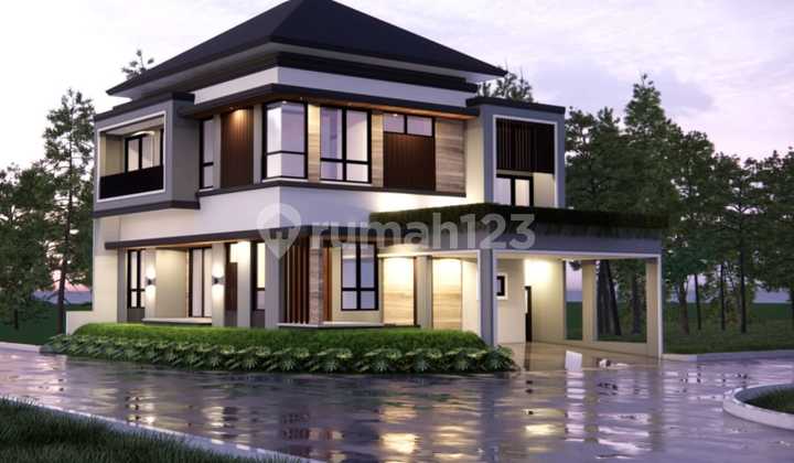 Rumah The Icon BSDCity Hoek Selatan-Timur Mezanine 5,75 M