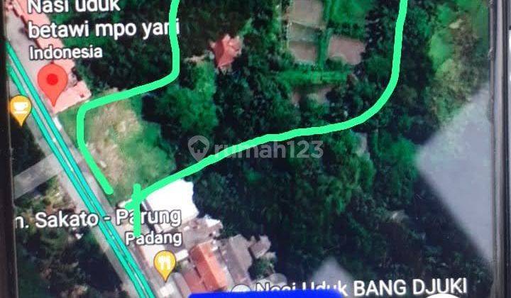  Tnc007 , Dijual Cepat, Tanah di Jalan Utama Parung 2