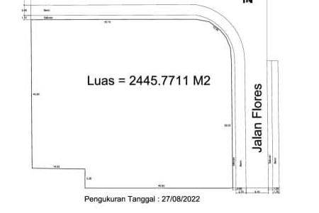  KV009 Di Jual Tanah Kavling di Jl. Lombok Surabaya 1