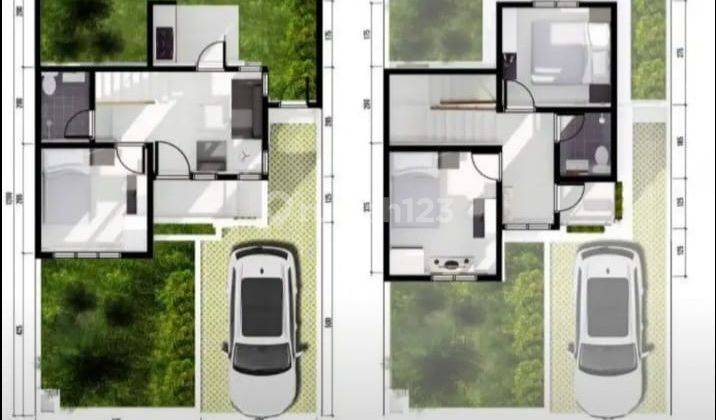 Rumah Minimalis 2 Lantai Murah di Bandung Kota Siap Huni  2