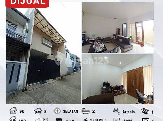 Dijual rumah 2,5 lt siap huni di Cijerah 1