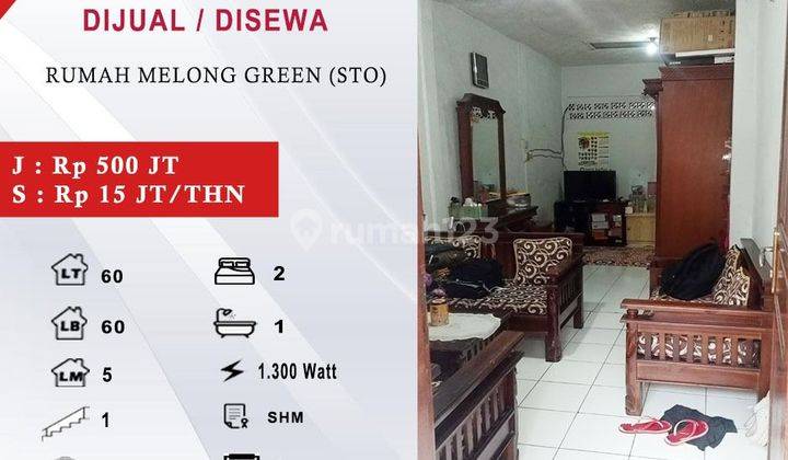 Dijual murah rumah siap huni di Komp. Melong green 1