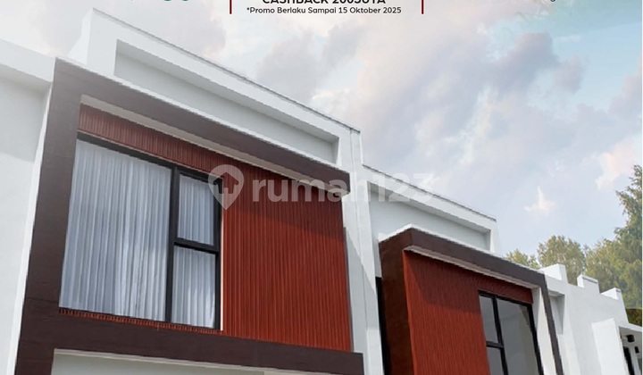 Rumah 2 Lt dengan Roof Top City View Udara Sejuk di Bandung Barat