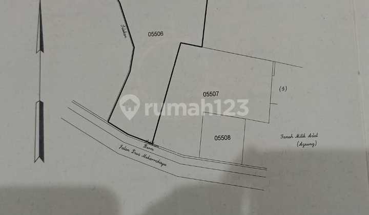 Land Area 1744m2 Ready to Build Suitable for Cluster in Margaasih