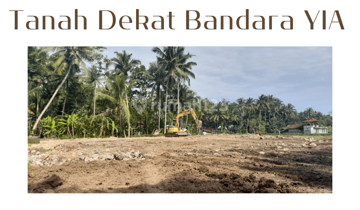 Tanah Murah View Sawah Utara Bandara Yia Jogja, Siap Akad