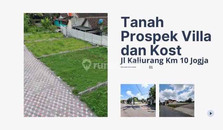 Tanah Premium Cocok Villa View Merapi Jogja, Utara Kampus Ugm 1