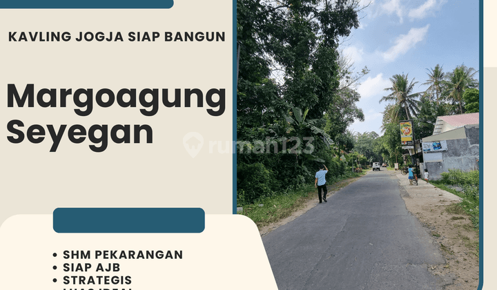 Murah 200 Jtan, Tanah Jogja Tepi Aspal, Area Seyegan Sleman 1