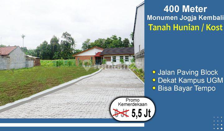 500 M Ke Terminal Jombor, Tanah Jogja Siap Ajb Notaris