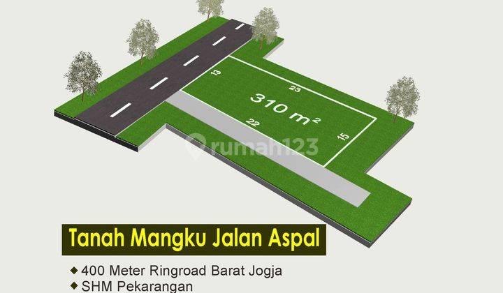 300 Mtr Ringroad Barat Jogja, Tanah Gamping Dekat Kampus Unisa 1