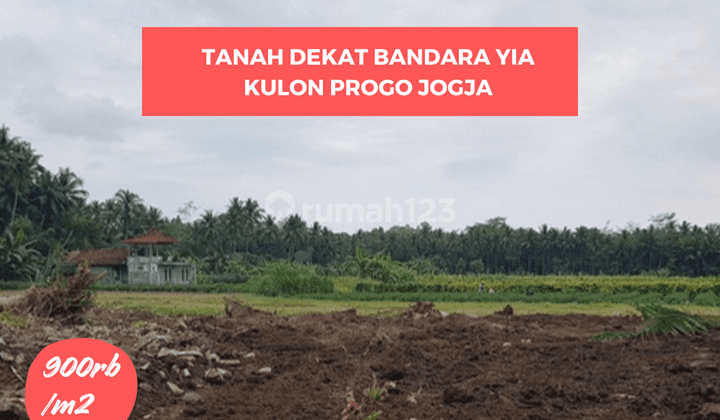 Tanah View Alam Jogja, Cocok Villa, Strategis Dekat Bandara Yia 1