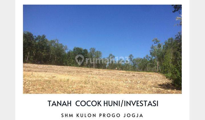 Cocok Huni/Inves, Tanah SHM Murah Jogja Barat : Kulon Progo 1