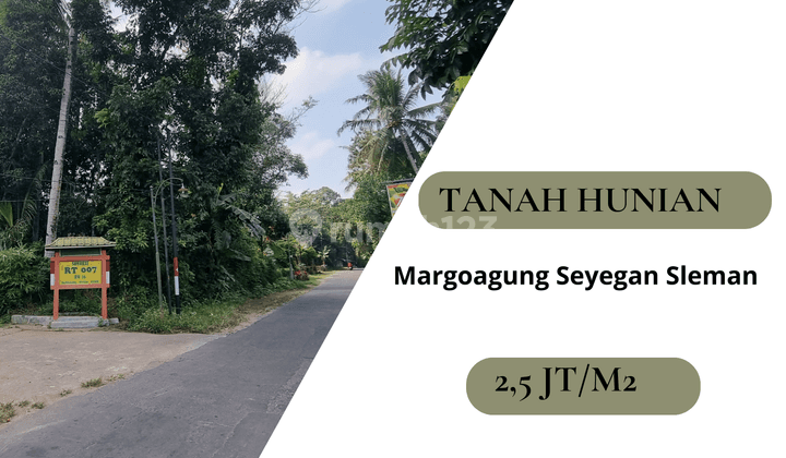 Area Seyegan Jogja, Tanah SHM Cocok Huni, Padat Penduduk & Asri 1