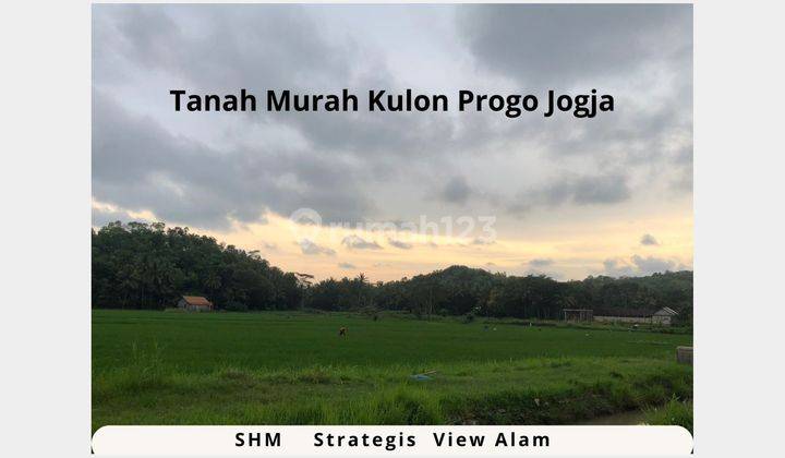 Jual Tanah View Alam Jogja, Asri Nyaman Huni, SHM 1