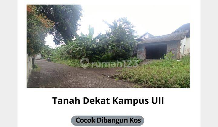 Prospek Dibangun Kost, Tanah Jogja Dijual, Dekat Kampus UII  1