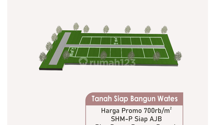 Cocok Huni, Tanah Jogja Dijual, Murah Strategis di Wates 2