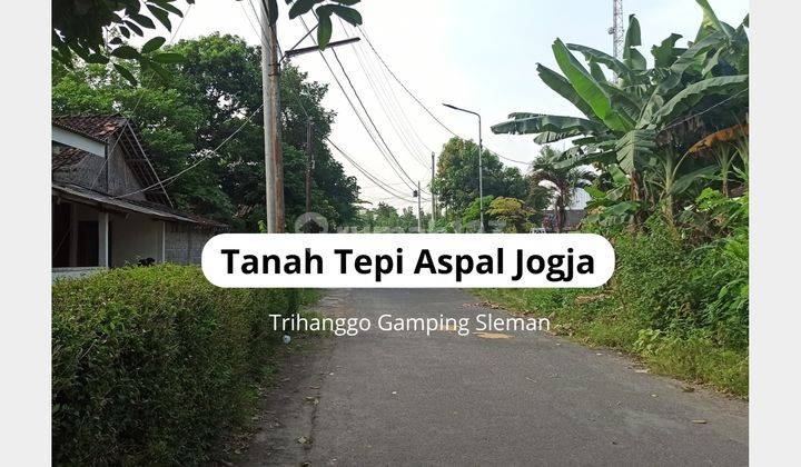 Tanah Jogja Tepi Aspal, Strategis, Dekat Ringroad Barat Gamping 1