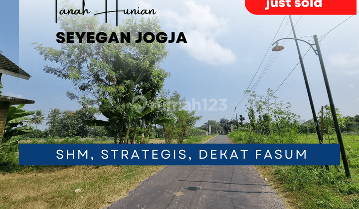 Murah 200 Jtan, Tanah Jogja Strategis, SHM  2