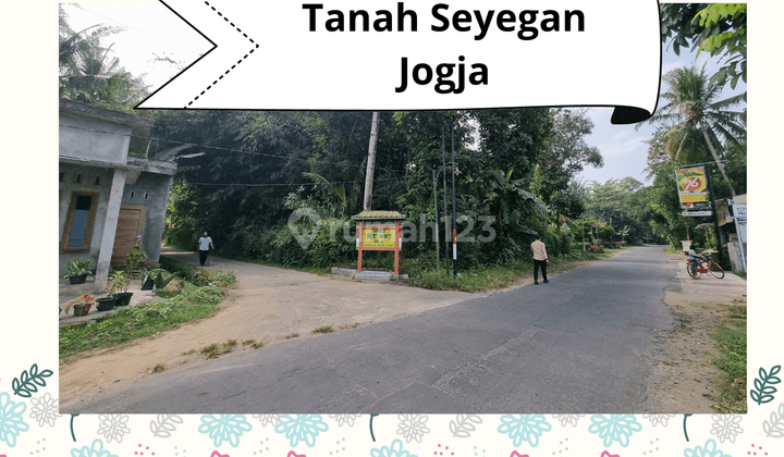 Jual Tanah Murah Jogja, Strategis Area Seyegan Tepi Aspal 1