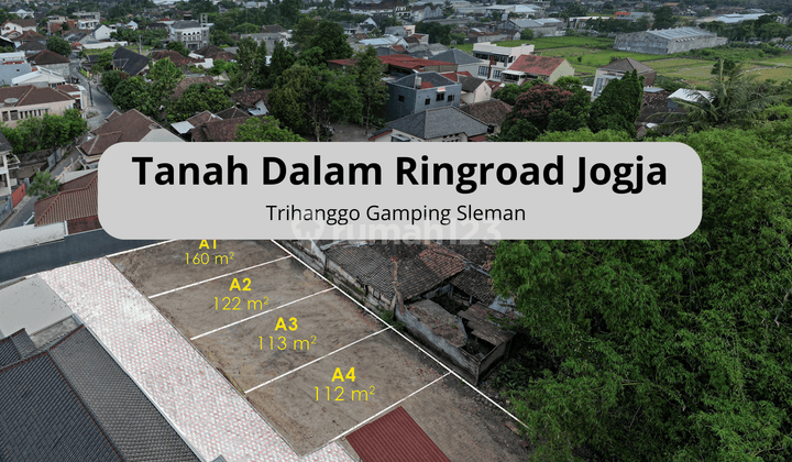 Premium Dalam Ringroad Jogja, Tanah SHM Dijual, Area Gamping 1