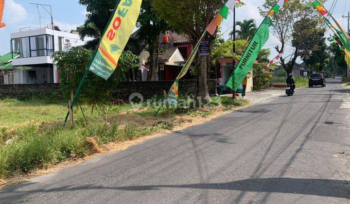 Tanah Pinggir Jalan Utama Dekat Jl Kaliurang Km9 Jogja, Siap Ajb  2