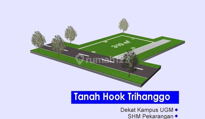 Tanah Hook Dekat Kampus Ugm Jogja,shm Siap Ajb 1