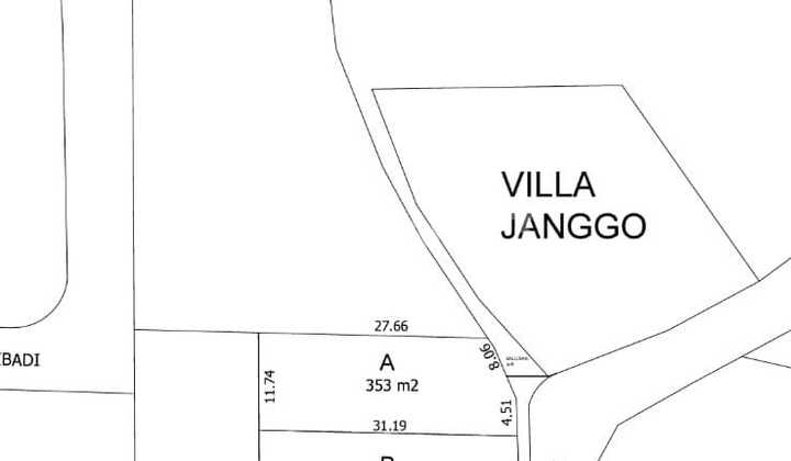 Dijual Tanah Ada 3 Plot Di Kawasan Villa Kedungu 