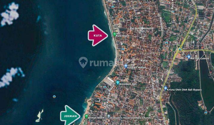 Land for sale 2000 m² Beachfront Jermai Beach Kuta HO 1