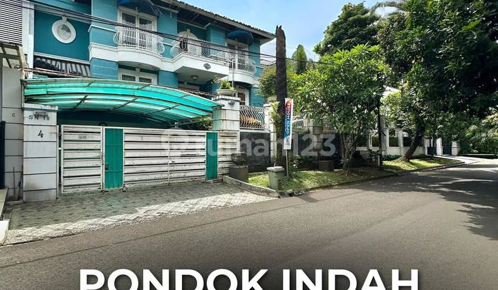 Turun Harga ! Best Price ! For Sale Pondok Indah Lokasi Terbaik Dalam Komplek One Gate System, Jalan Lebar