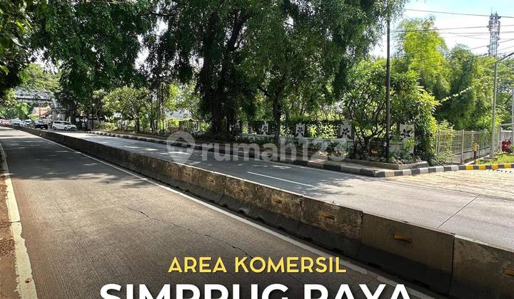 Turun Harga ! For Sale Simprug Raya Kavling Area Komersil, Posisi Hoek