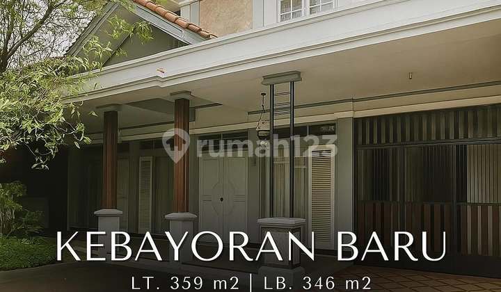 FOR SALE KEBAYORAN BARU DEKAT KE BLOK M & STASIUN MRT COCOK UNTUK HUNIAN & KOST ROW JALAN LEBAR