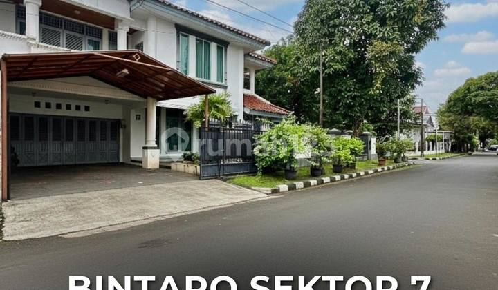 For Sale Bintaro Sektor 7 - Menteng Bintaro Dalam Cluster Rumah Terawat Siap Huni Posisi Hoek