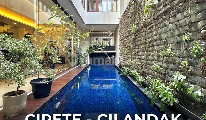 For Sale Cipete - Cilandak Modern Minimalist Townhouse Semi Furnished