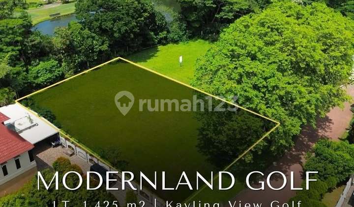 FOR SALE MODERNLAND GOLF - TANGERANG CLUSTER GRAND GOLF 1 KAVLING SIAP BANGUN VIEW DANAU & GOLF